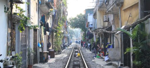 Hanoï Train Street : les rails dans la ville