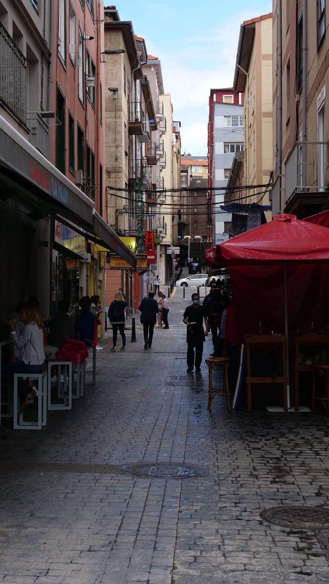 ruelles et façades de Santander