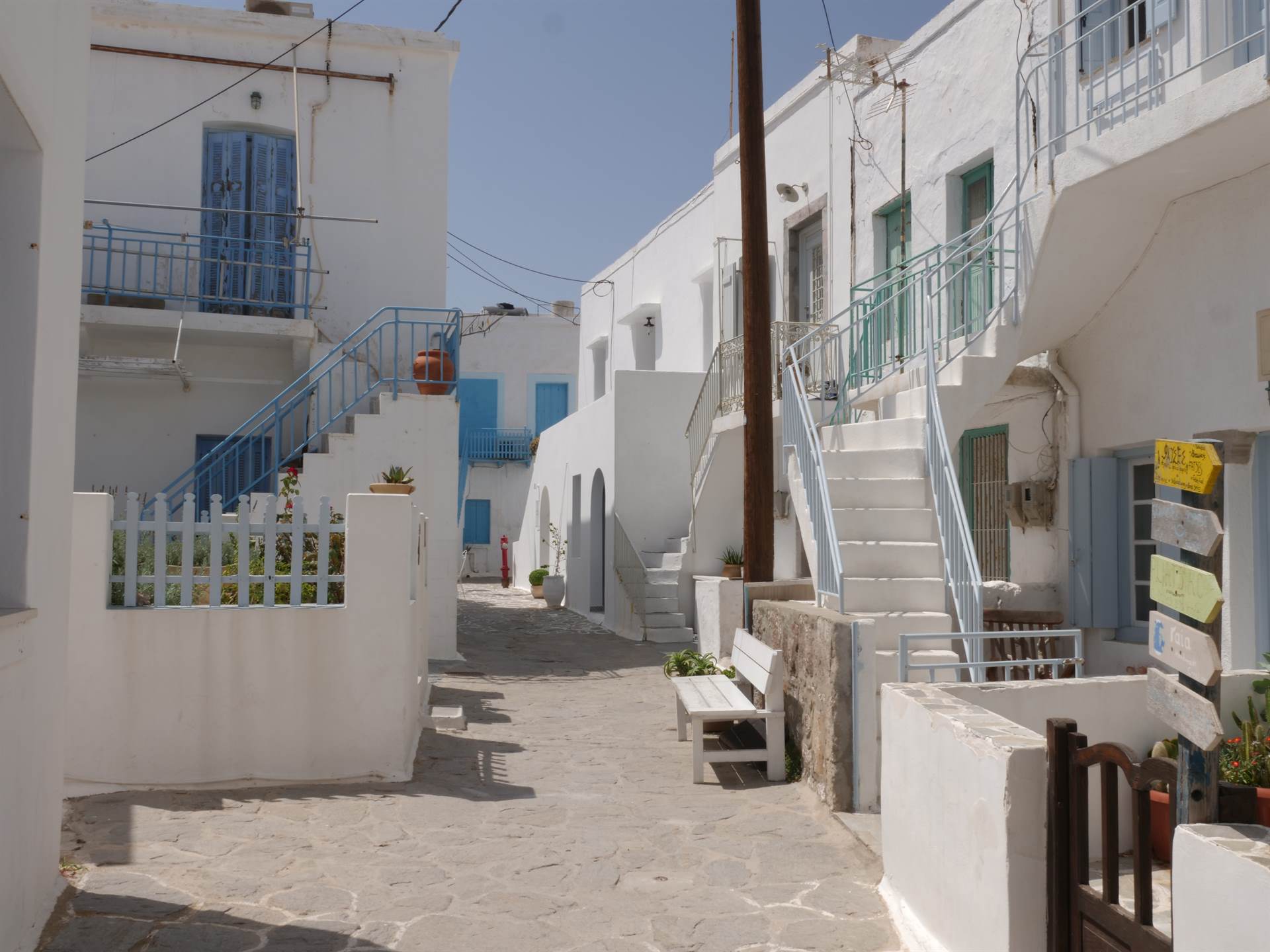 Plaka village in Milos