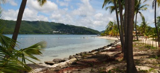 Plage de la Pointe Marin en Martinique
