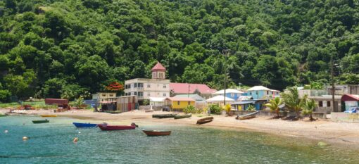 Bubble Beach et la Soufrière en Dominique